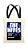 Ecobag com alça preta - 100% algodão - 30cmx40cm - THE HIVES - Imagem 2