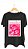 Camiseta TRACKS - 100% algodão corte a fio preta - Imagem 1