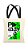 Ecobag com alça preta - 100% algodão - 30cmx40cm - PLAY I - Imagem 2