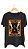 Camiseta PARIS DJS - 100% algodão corte a fio preta - Imagem 1