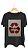Camiseta KARMA - 100% algodão corte a fio preta - Imagem 1