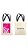 Ecobag com alça preta - 100% algodão - 30cmx40cm - MILKSHAKE - Imagem 1