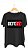 Camiseta DEFEND - 100% algodão corte a fio preta - Imagem 1