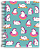 CADERNO UNIV  10M 200F BLISS MISTO - Imagem 3