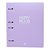 CADERNO ARGOLADO COLEGIAL LILAS PASTEL POLIBRAS - Imagem 1