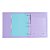 CADERNO ARGOLADO COLEGIAL LILAS PASTEL POLIBRAS - Imagem 4