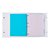 CADERNO ARGOLADO COLEGIAL PVC AZUL TURQUESA POLIBRAS - Imagem 2