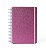 CADERNO REPOSICIONÁVEL DISKO M GLITTER ROSA - Imagem 1