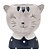 VASINHO DE PORCELANA PETS KAWAII - Imagem 1