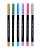 CANETA METALLIC BRUSH DUO C/6 CORES ARTISTICA MOLIN - Imagem 2