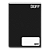 CADERNO BROCHURA UNIV 96FLST STIFF PRETO  JANDAIA - Imagem 1
