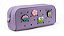 ESTOJO ESCOLAR SILICONE C/ 4 PINGENTES LILAS PASTEL - Imagem 2