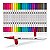 MARCADOR ARTISTICO DUAS PONTAS FINELINER E BRUSH C/36 CORES PRIMAX - Imagem 2