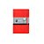Caderneta Royal 9x14 cm - Sem Pautas - Vermelho - Imagem 1