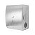 DISPENSER PAPEL BOBINA AUTOCORTE C/ CHAVE INOX ESCOVADO - BIOVIS - Imagem 1