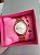 Relógio Feminino com Pulseira Folheada e caixa presenteável - Imagem 4