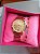 Relógio Feminino com Pulseira Folheada e caixa presenteável - Imagem 5