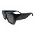 Óculos de Sol Feminino Acetato Preto Luxo Pisa - Imagem 2