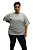 Camiseta Cinza Mescla Unissex Plus Size - Imagem 1