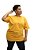 Camiseta Amarelo Mostarda Unissex Plus Size 100% Algodão - Imagem 4