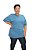 Camiseta Azul Petróleo Unissex Plus Size 100% Algodão - Imagem 1