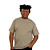 Camiseta Cáqui Plus Size Unissex - Imagem 1
