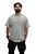 Camiseta Cinza Mescla Oversized Streetwear - Imagem 1
