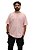 Camiseta Rosa Bebê Oversized Streetwear 100% Algodão - Imagem 1