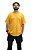 Camiseta Amarelo Mostarda Oversized Streetwear 100% Algodão - Imagem 1