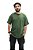 Camiseta Verde Musgo Oversized Streetwear 100% Algodão - Imagem 1