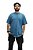 Camiseta Azul Petróleo Oversized Streetwear 100% Algodão - Imagem 1