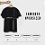 Camiseta Preta Oversized Streetwear 100% Algodão - Imagem 4