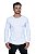 Camiseta Branca Manga Longa 100% Algodão Unissex - Imagem 1