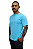 Camiseta Básica Azul Ciano - Imagem 4