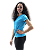 Baby Look Azul Turquesa - Imagem 4