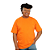 Camiseta Laranja Plus Size Unissex - Imagem 1