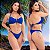 Biquini Meia Taça Arco Efeito Silicone Sem Bojo Calcinha Asa Delta Fio Dental Modela Bumbum - Imagem 3