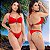 Biquini Meia Taça Arco Efeito Silicone Sem Bojo Calcinha Asa Delta Fio Dental Modela Bumbum - Imagem 18