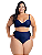Biquini Plus Size Feminino Com Bojo Cintura Alta Laço Verao - Imagem 1
