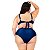 Biquini Plus Size Feminino Com Bojo Cintura Alta Laço Verao - Imagem 2