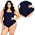 Maio Plus Size Com Cinto Ajustavel Decote Nas Costas Chique 2025 - Imagem 6