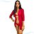 Saida De Praia Camisete Ajustável C/Transparência Moda 2025 - Imagem 7