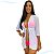 Saida De Praia Camisete Ajustável C/Transparência Moda 2025 - Imagem 9