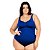 Maiô Plus Size Costas Nuas Tecido Modelador Chapa Barriga - Imagem 11