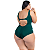 Maiô Plus Size Costas Nuas Tecido Modelador Chapa Barriga - Imagem 11