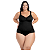 Maiô Plus Size Costas Nuas Tecido Modelador Chapa Barriga - Imagem 6