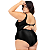 Maiô Plus Size Costas Nuas Tecido Modelador Chapa Barriga - Imagem 6