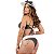 Biquini Bicolor Com Bojo Transpassado Feminino Moda Luxo Top - Imagem 6