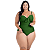 Body Maiô Costas Nuas Modelador Disfarça Barriga Drapeado - Imagem 10