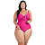 Body Maiô Costas Nuas Modelador Disfarça Barriga Drapeado - Imagem 1